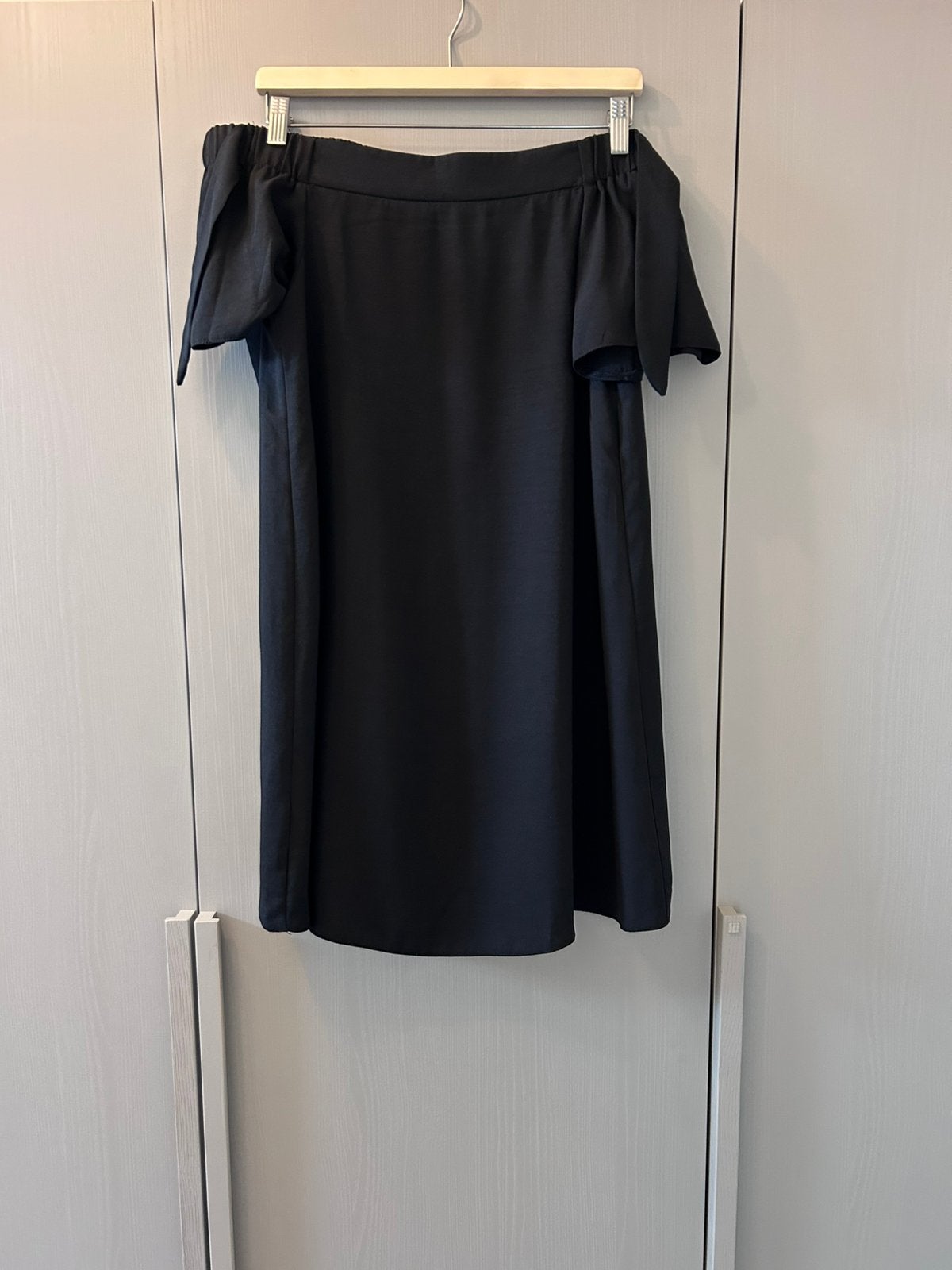 Mango off shoulder jurk maat XS, Zwart, Ophalen of Verzenden, Zo goed als nieuw, Maat 34 (XS) of kleiner