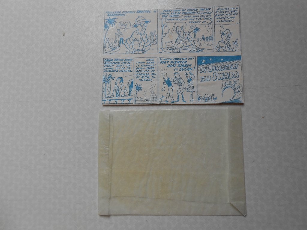 Piet pienter Promotie/geschenkkaart : De diadeem van swaba., Eén stripboek, Ophalen of Verzenden, Zo goed als nieuw, POM
