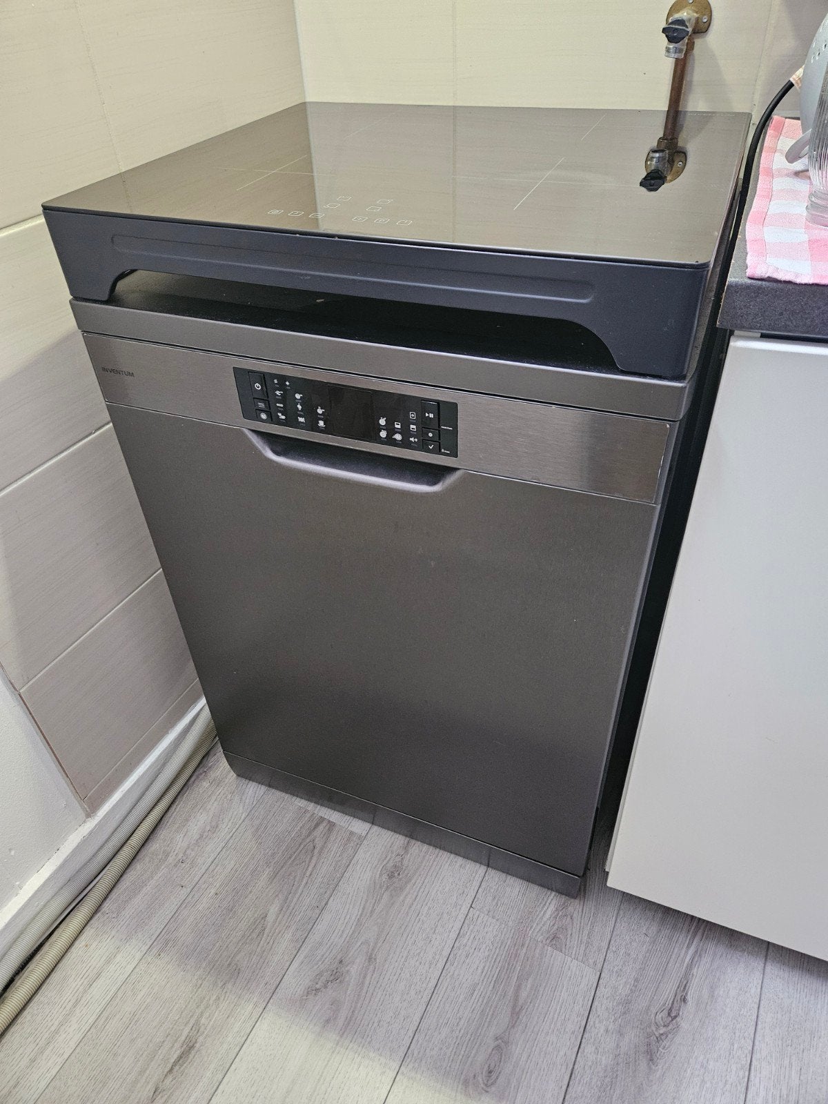Inventum vrijstaande vaatwasser, Witgoed en Apparatuur, Vaatwasmachines, Ophalen, 60 cm of meer, Zo goed als nieuw, Vrijstaand