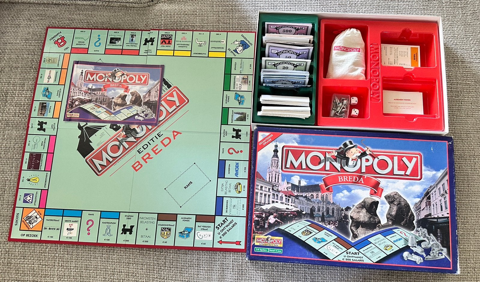 ZGAN: Monopoly Breda, Een of twee spelers, Ophalen of Verzenden, Zo goed als nieuw
