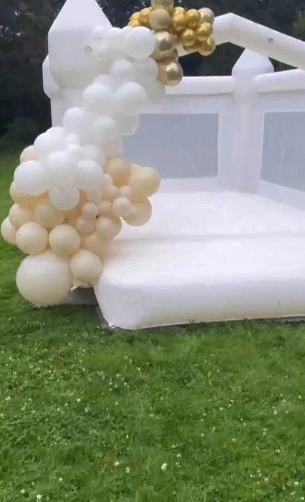 Bruiloftspringkussen/ wedding bouncer te huur, Ophalen, Zo goed als nieuw, Overige