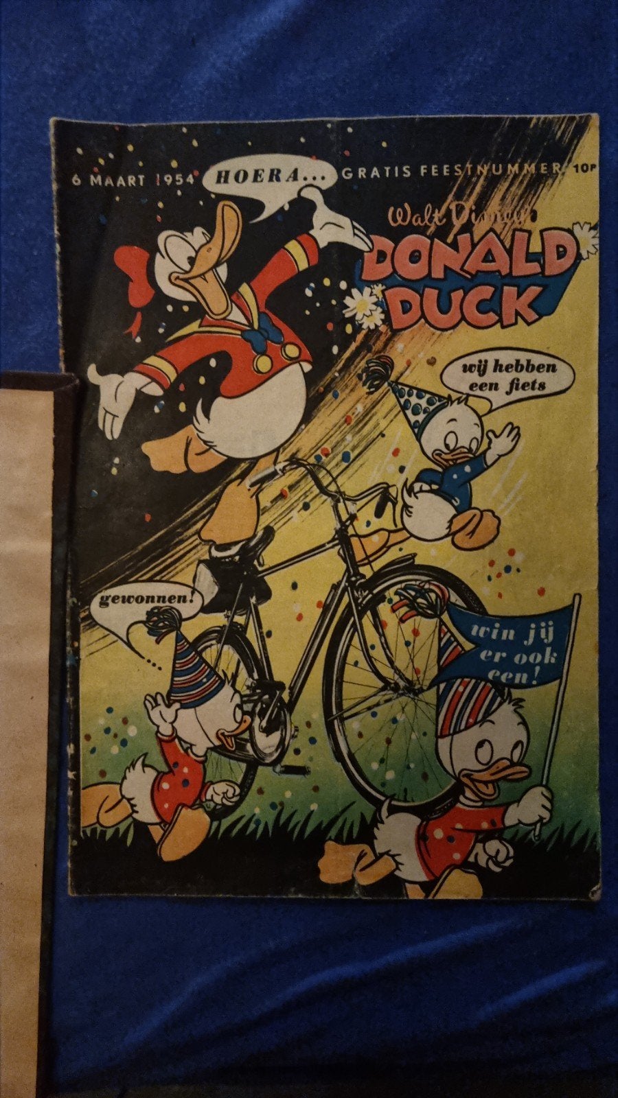 Donald Duck Gratis Feestnummer 6 Maart 1954, Eén stripboek, Ophalen of Verzenden, Gelezen, Walt Disney