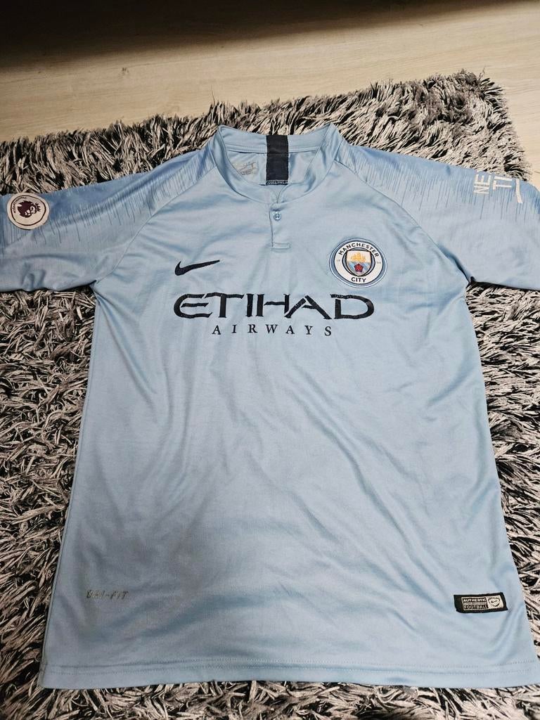 Nike voetbalteneu Manchester City mt L, Maat L, Ophalen of Verzenden, Zo goed als nieuw, Shirt