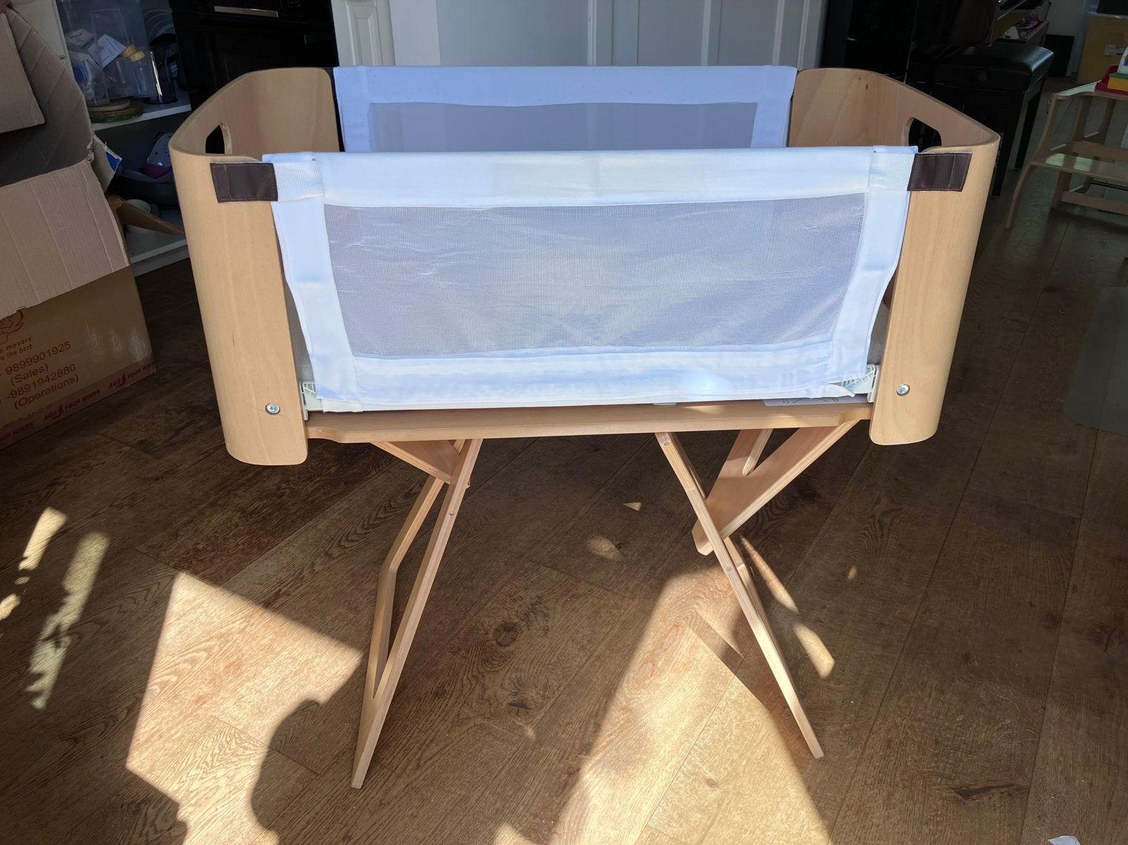 Bednest co-sleeper met nieuw bio-matras, Ophalen, Zo goed als nieuw, Wieg
