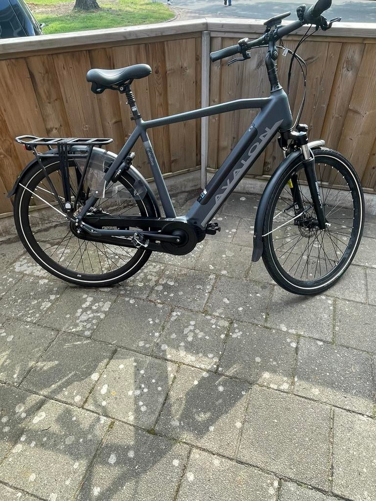 Zgan electrische herenfiets avalon e-motive, Fietsen en Brommers, Zo goed als nieuw, 50 km per accu of meer, 55 tot 59 cm, Ophalen