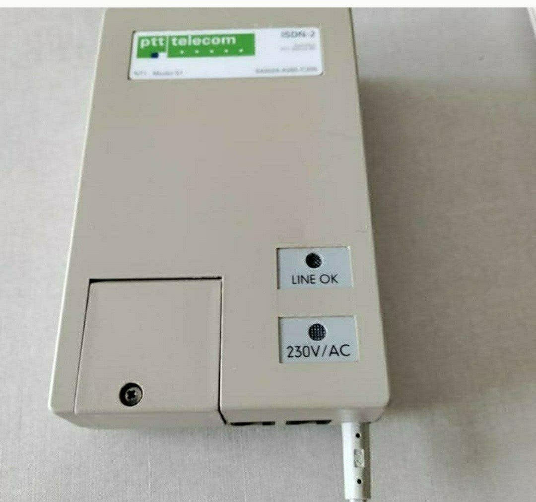 ISDN- 2,PTT Telecom,NT 1,model S1,Line,Internet,Bellen,Retro, Telecommunicatie, Ophalen of Verzenden, Gebruikt