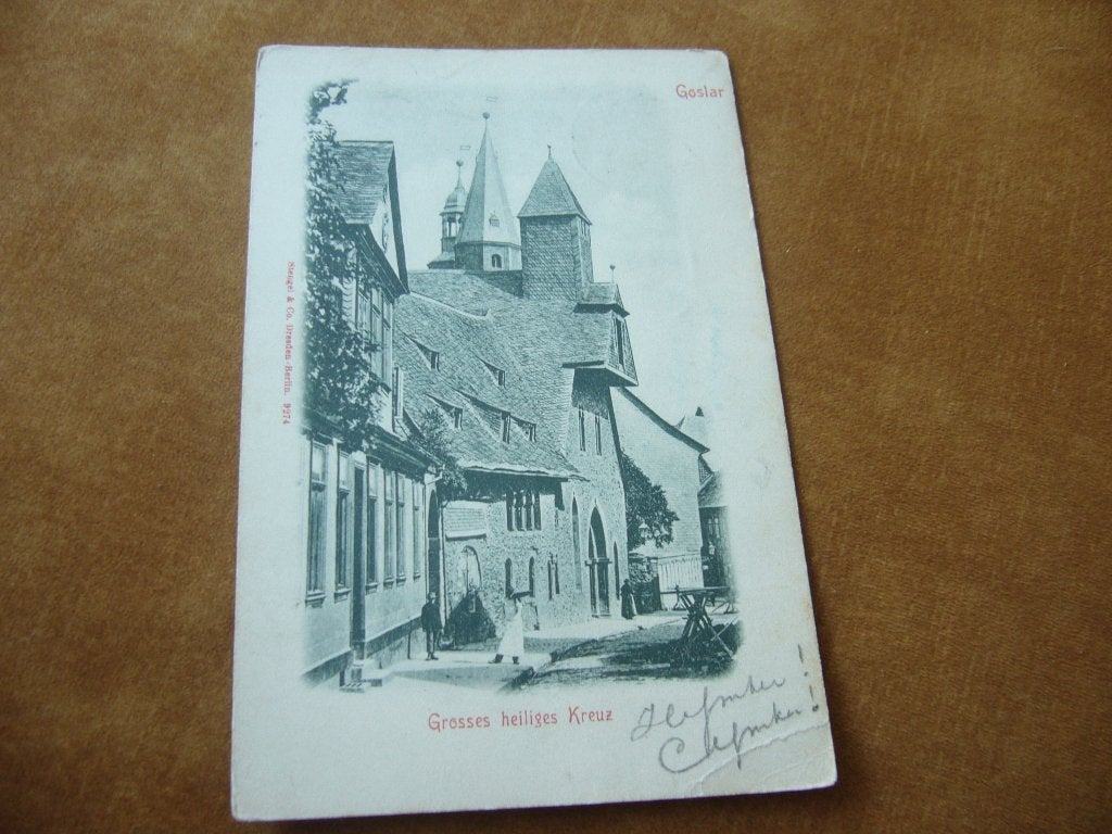 DUITSLAND  -  GOSLAR  =  GROSSES HEILIGE KREUZE  1904, Ophalen of Verzenden, Voor 1920, Gelopen, Duitsland