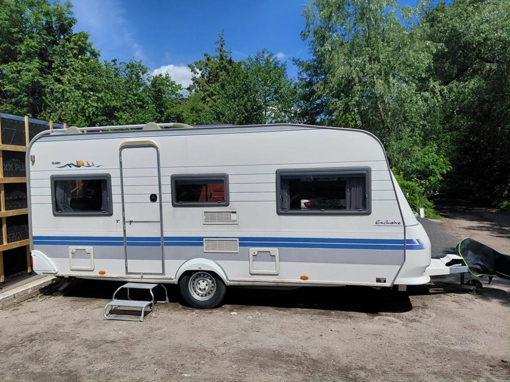Hobby Excellent 495- Ruime gezinscaravan met stapelbed, Stapelbed, Rondzit, Hobby, Particulier