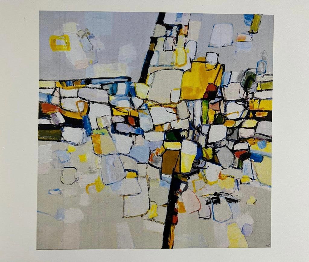 Grote schilderij canvas met certificaat en factuur, Ophalen