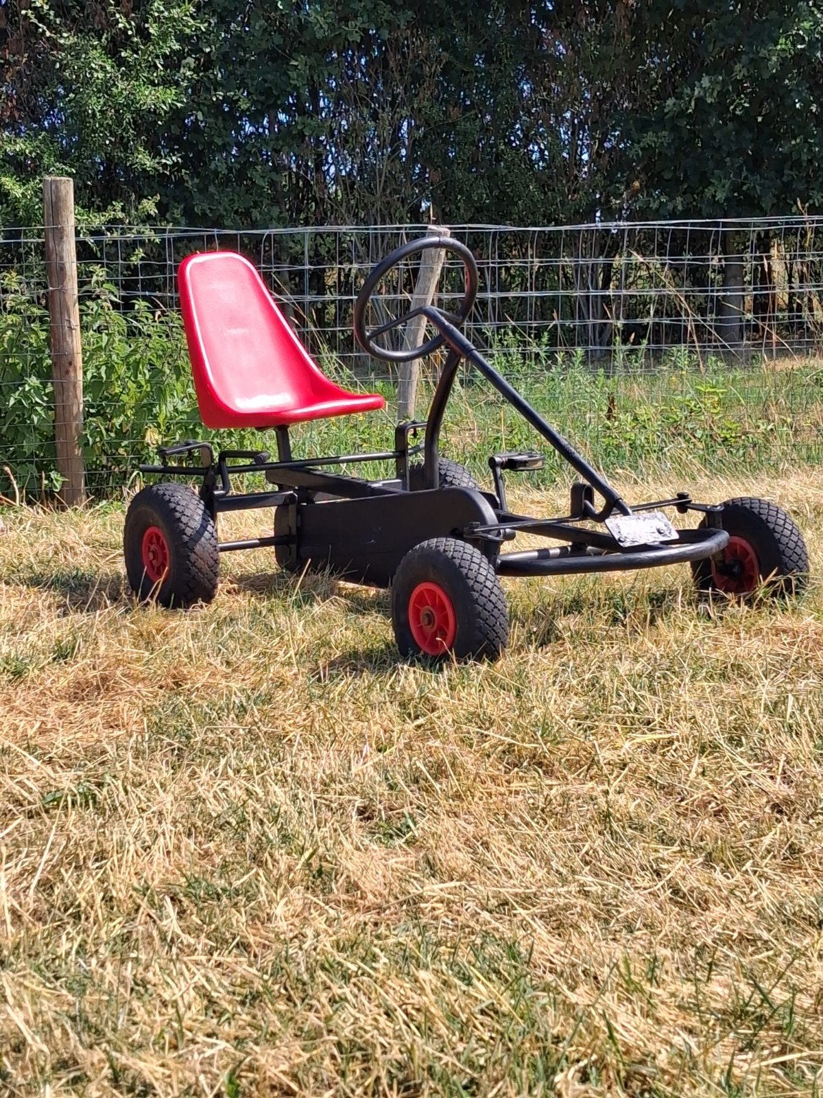 Stoere skelter met rode zitting, Ophalen, Gebruikt, Overige merken