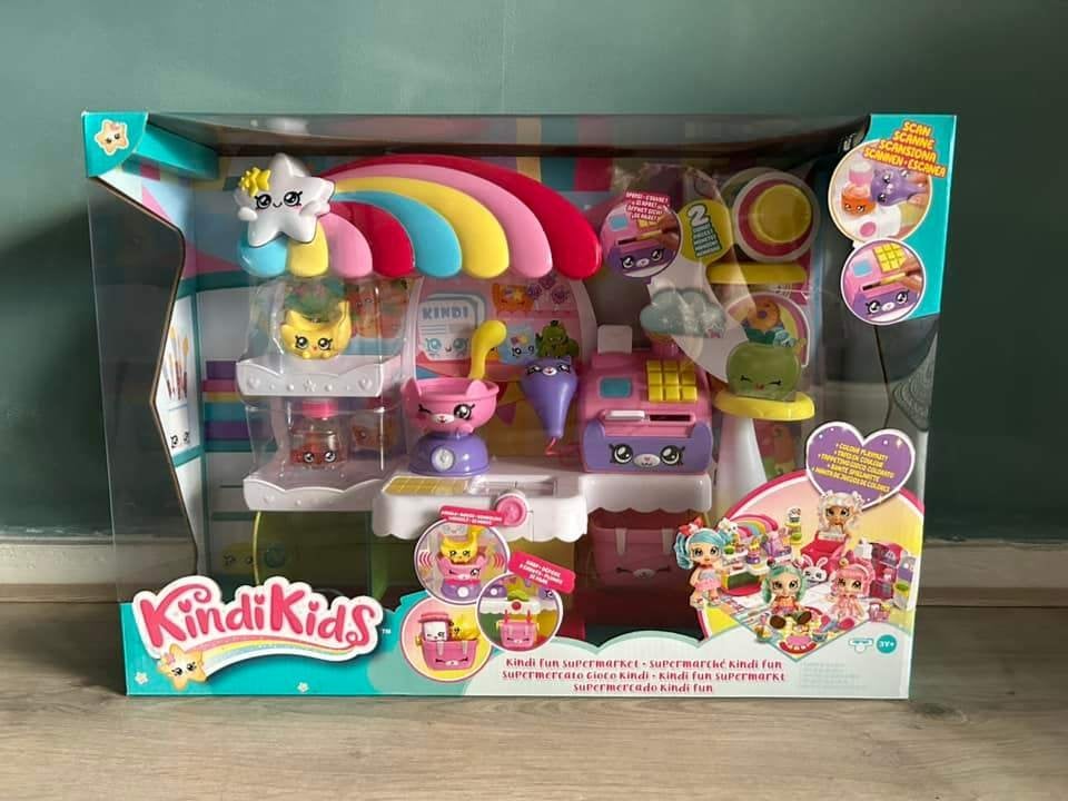 Kindikids supermarket / supermarkt Playset 2 Shopkins, Ophalen of Verzenden, Nieuw
