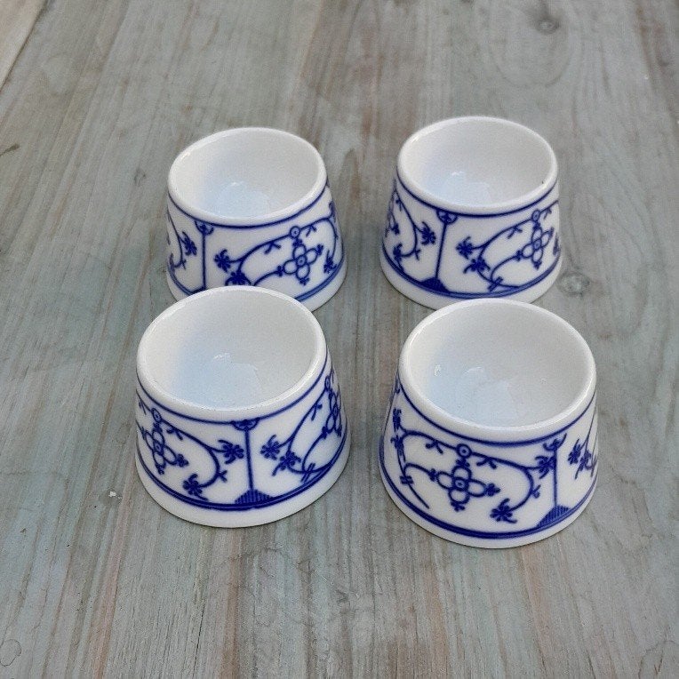 Blau saks eierdoppen, Huis en Inrichting, Keuken | Servies, Gebruikt, Overige typen, Ophalen of Verzenden, Overige stijlen