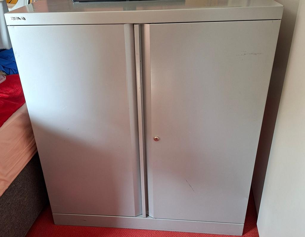 Bisley Archiefkast/Opbergkast - L 45,5 x B 91,5 x H 102 cm, Ophalen, Gebruikt