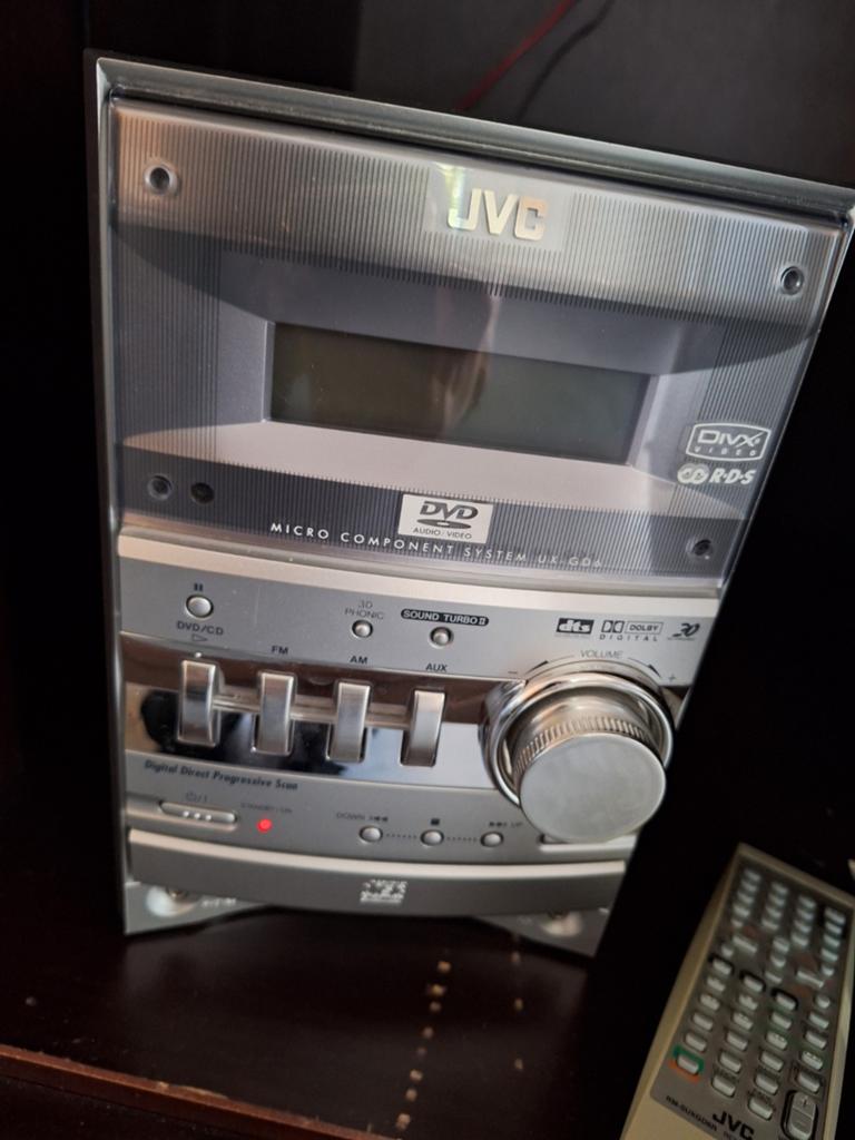 JVC Micro Component System UX-G68 met DVD en speakers, Audio, Tv en Foto, Stereo-sets, Gebruikt, Dvd-speler, Tuner of Radio, Speakers