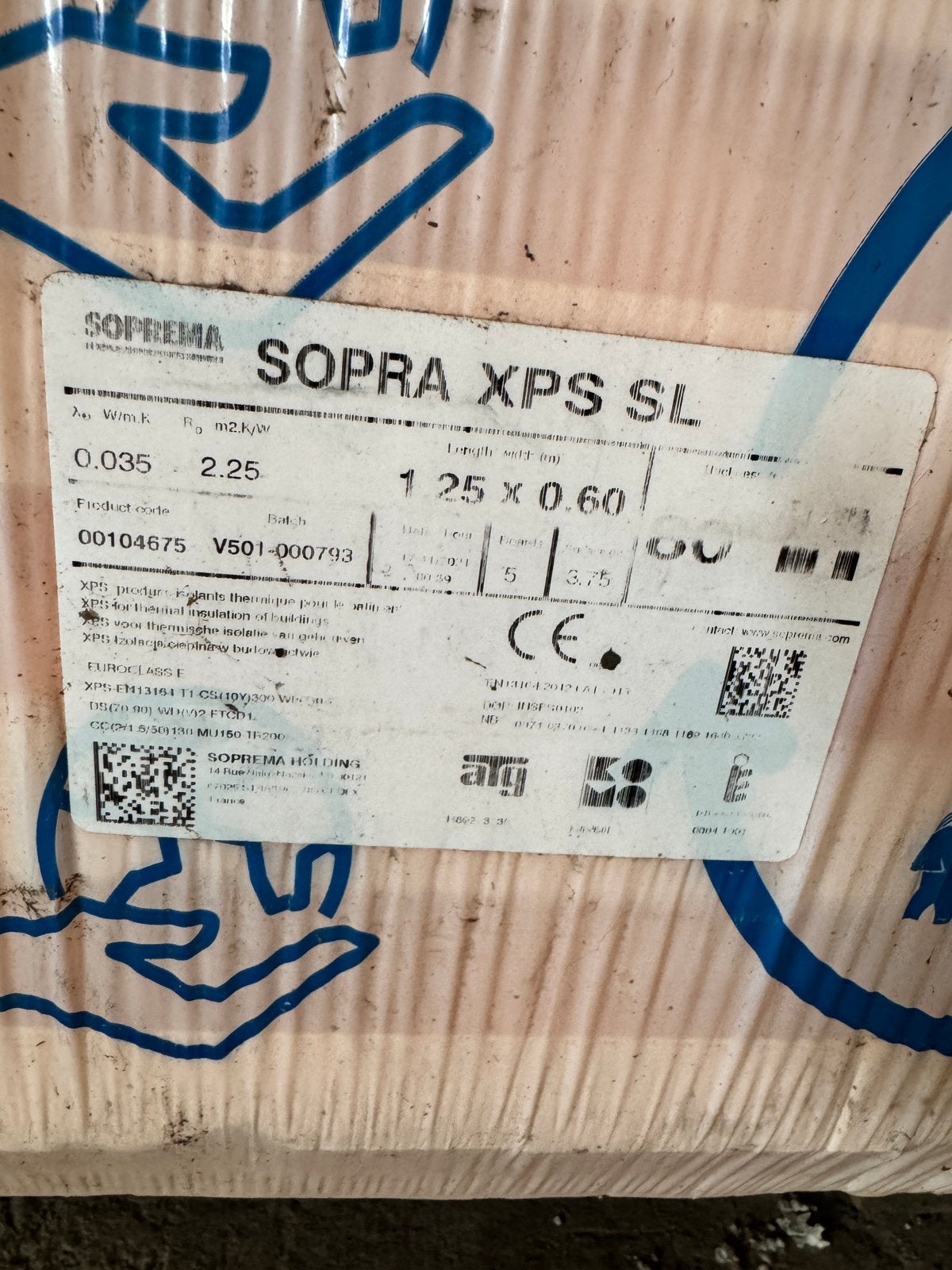13 PIR isolatieplaten 80 mm dik (10m2), Doe-het-zelf en Verbouw, Isolatie en Afdichting, Ophalen of Verzenden, Hardschuim (Pir)
