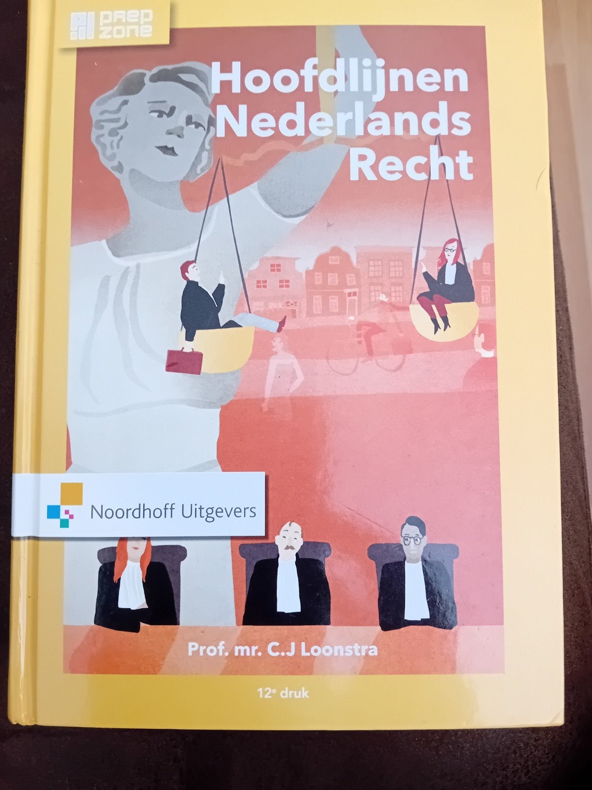 Hoofdlijnen Nederlands Recht - 12e druk, Boeken, Studieboeken en Cursussen, Zo goed als nieuw, Prof. mr. C.J. Loonstra, Gamma