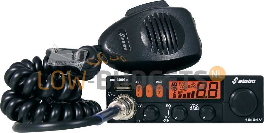 Stabo XM 3006E Mobilofoon met VOX en USB Aansluitin, Verzenden, Nieuw