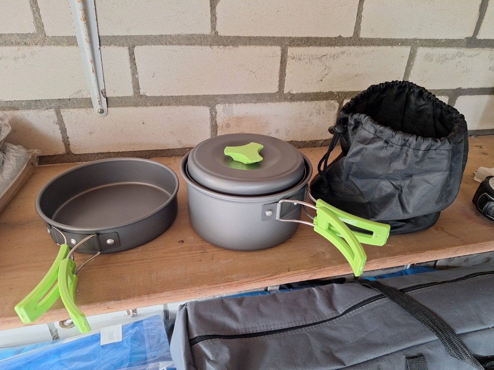 Compacte camping kookset - ideaal voor outdoor avonturen, Ophalen, Nieuw
