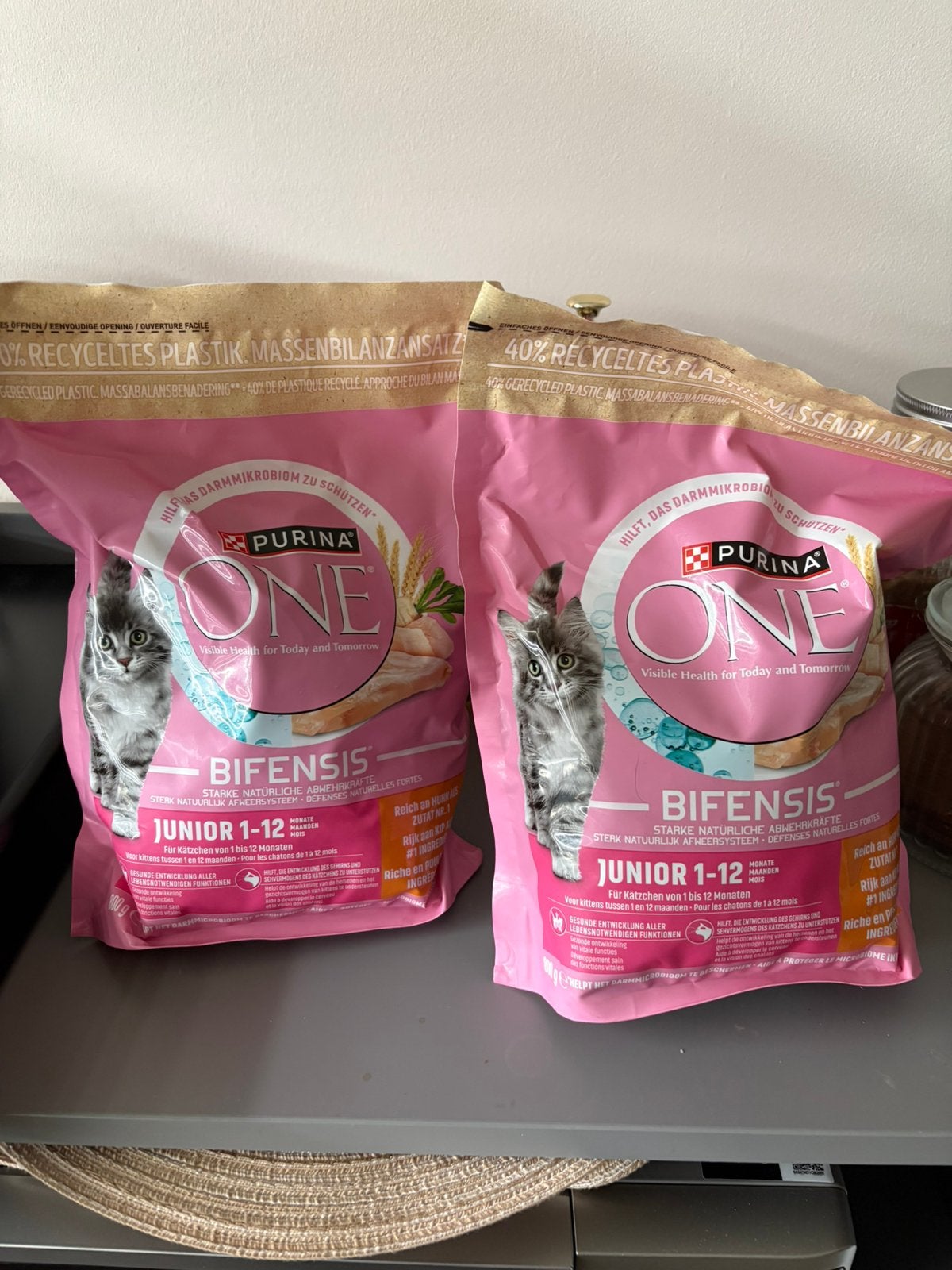 Purina one junior chicken 2x800 gram, Dieren en Toebehoren, Verzenden, Kat