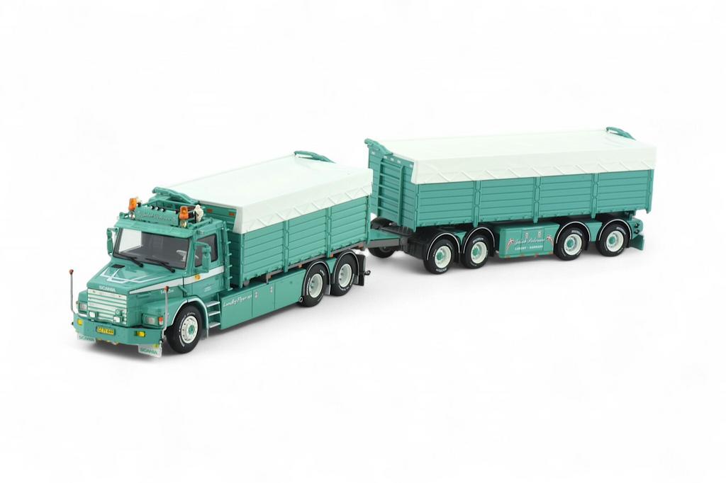 Tekno Pedersen Scania 142, Hobby en Vrije tijd, Modelauto's | 1:50, Ophalen of Verzenden, Zo goed als nieuw, Bus of Vrachtwagen