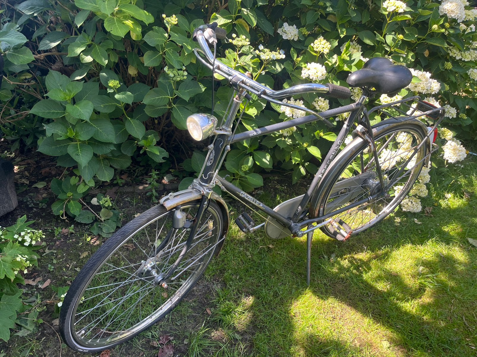 Gazelle grijze vintage herenfiets type: Solide, 56 cm of meer, Ophalen, Zo goed als nieuw, Gazelle