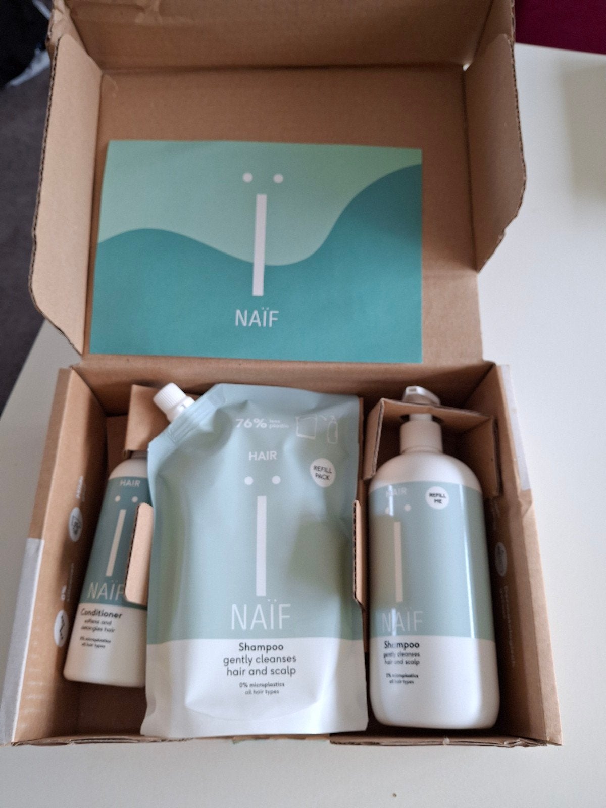 Naif. Shampoo, conditioner., Ophalen of Verzenden, Nieuw, Bad & Douche