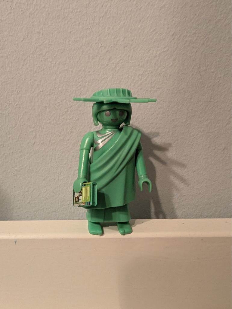 Playmobil vrijheidsbeeld, poppetje, Ophalen of Verzenden, Zo goed als nieuw, Complete set