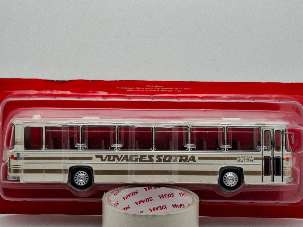 Saviem L75 Touringcar Bus (1970) - Hachette1/43, Verzenden, Zo goed als nieuw, Bus of Vrachtwagen, Overige merken