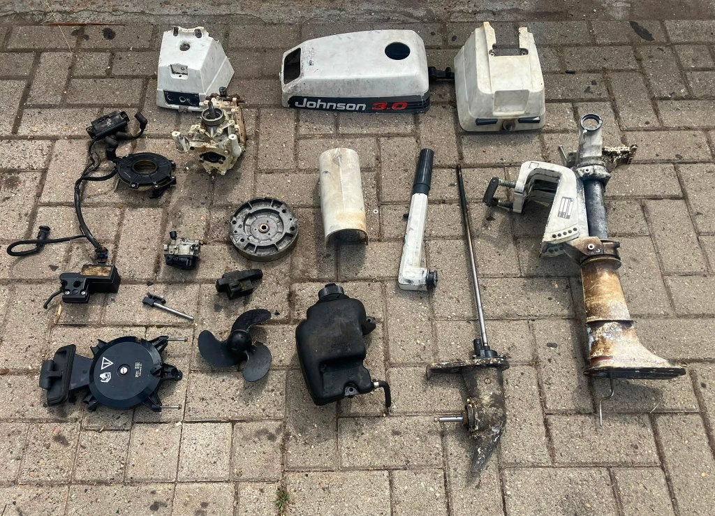 Johnson evinrude 3 pk 2 takt buitenboordmotor onderdelen, Ophalen of Verzenden, Gebruikt, Motor en Techniek