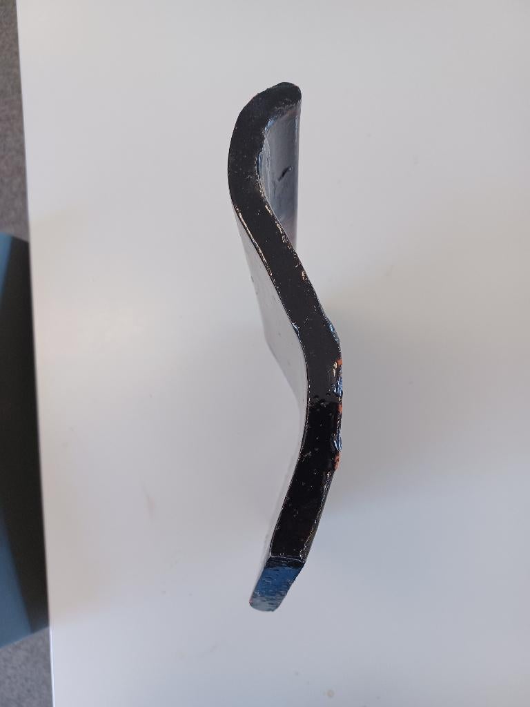 Replica oud Hollandse dakpan, zwart glazuur, Ophalen, Steen of Klei, Zwart, Nieuw