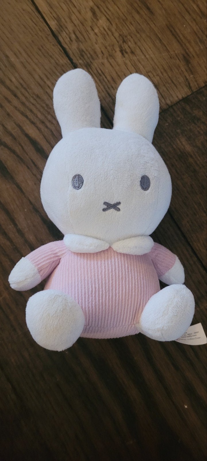 Nijntje knuffel roze met wit kraagje, Kinderen en Baby's, Ophalen, Konijn, Nijntje, Zo goed als nieuw