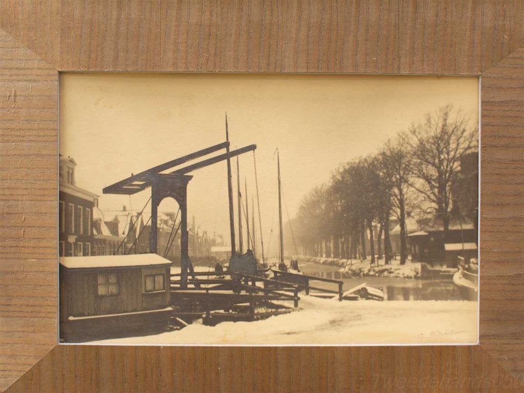 Prent van een brug 37440, Ophalen of Verzenden, Voor 1920, Ongelopen, Utrecht