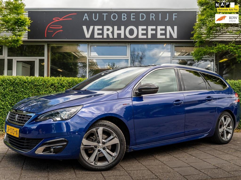 Peugeot 308 SW 1.2 PureTech GT-line - PARKEER CAMERA - CLIMA, Auto's, Stof, Gebruikt, 1199 cc, 1165 kg