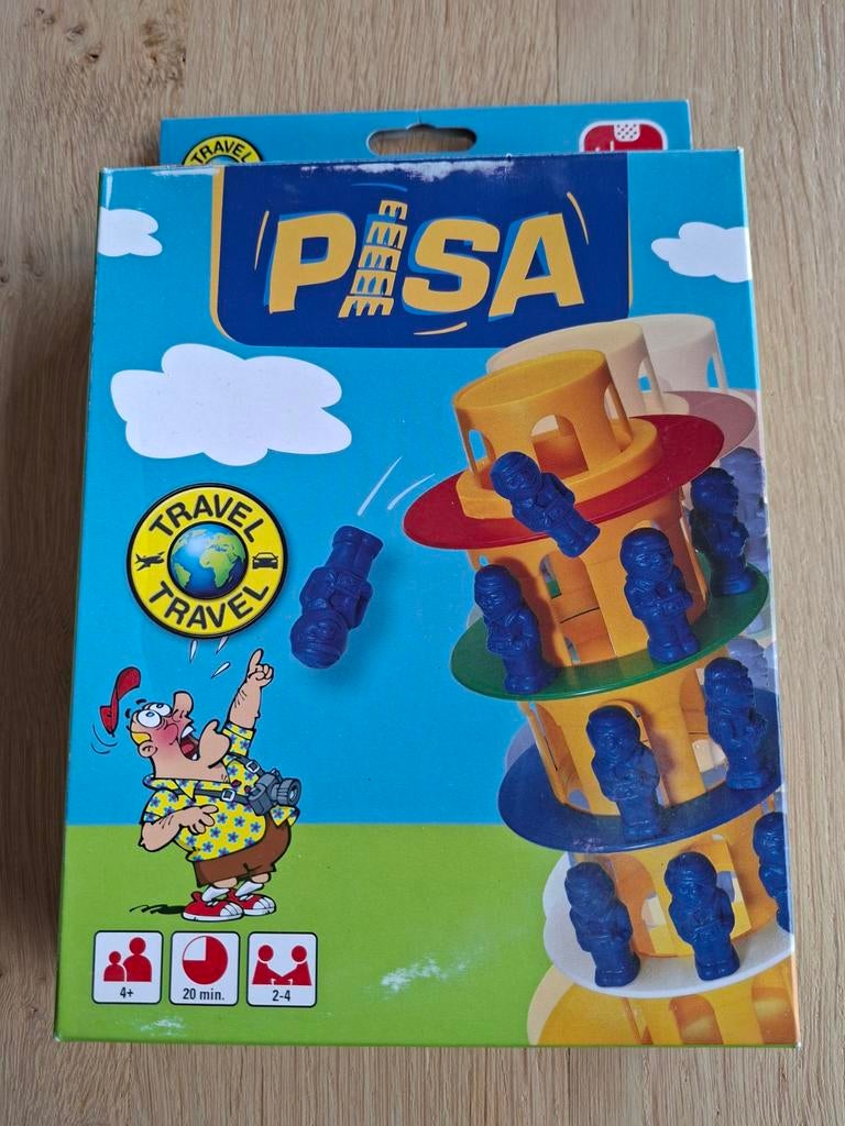 Pisa Travel gezelschapsspel, Ophalen of Verzenden, Zo goed als nieuw, Jumbo