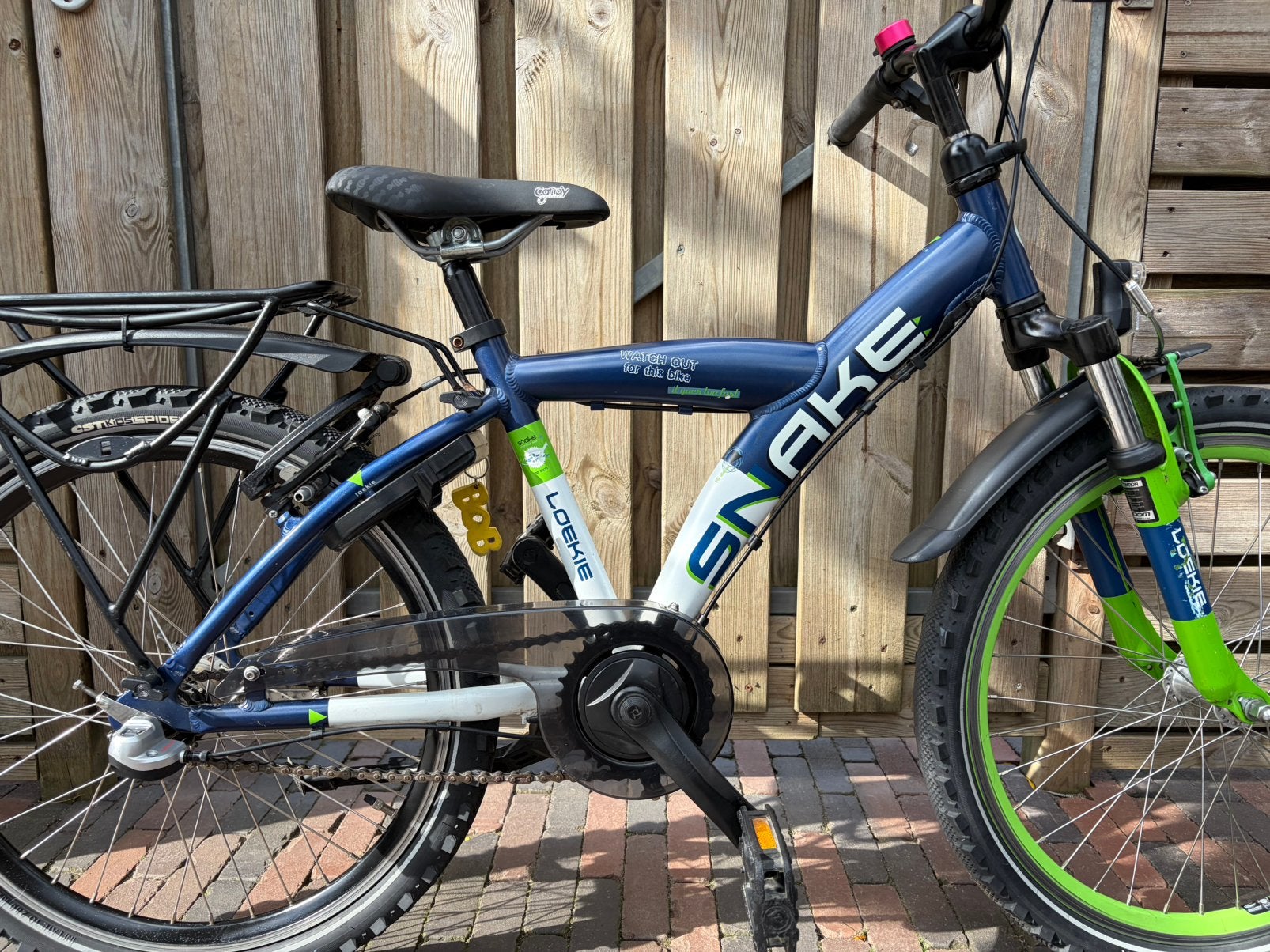 Zeer nette Loekie Batavus Snake 22 inch, oa 3 versnellingen., Ophalen, Terugtraprem, 22 inch, Versnellingen