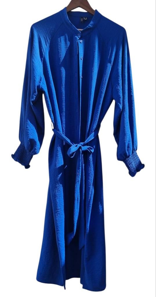 VERO MODA ZGAN Lange Jurk Koningsblauw - Maat XL, Kleding | Dames, Jurken, Ophalen of Verzenden, Zo goed als nieuw, Maat 46/48 (XL) of groter