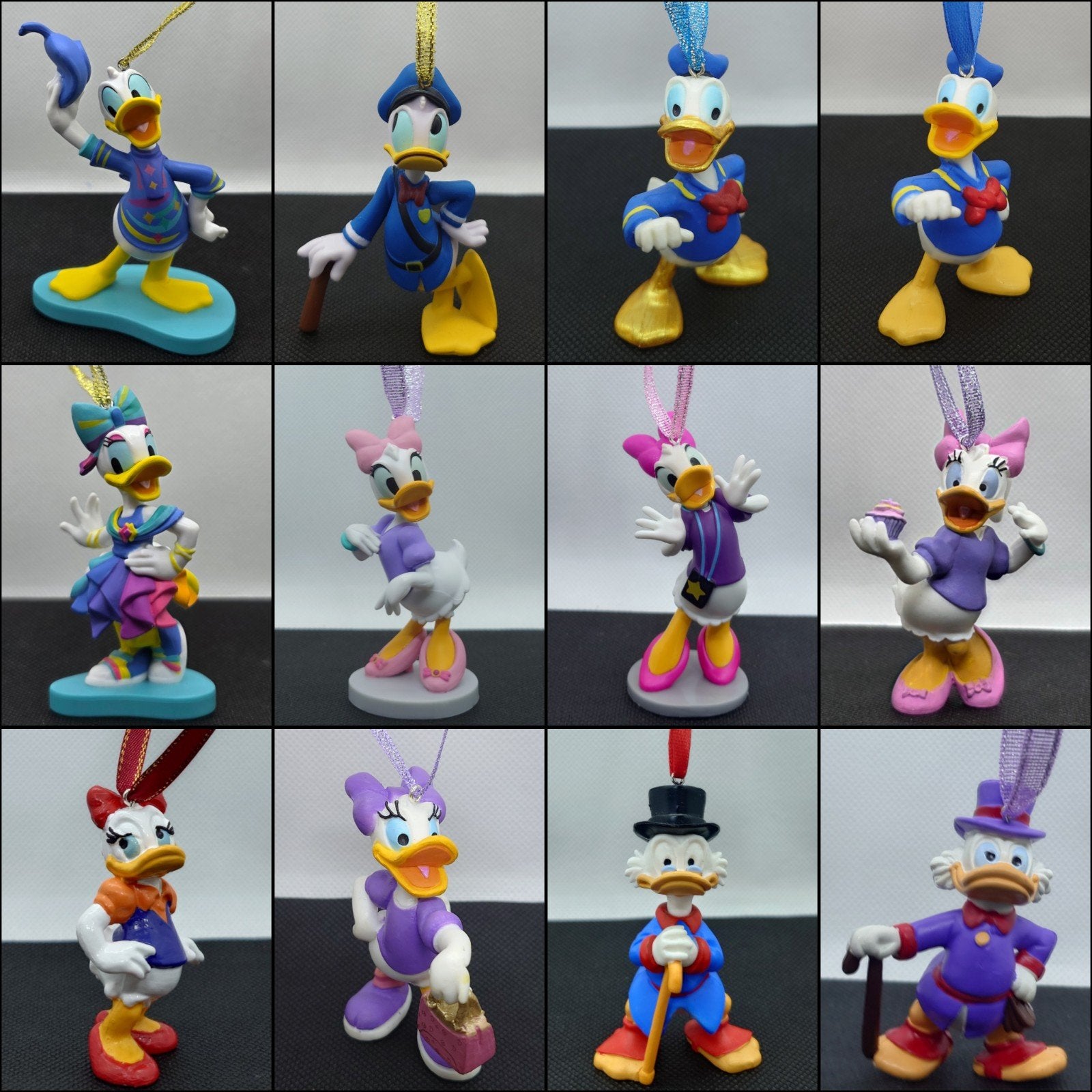 Disney Dagobert Donald Katrien Duck kerst ornamenten hanger, Diversen, Ophalen of Verzenden
