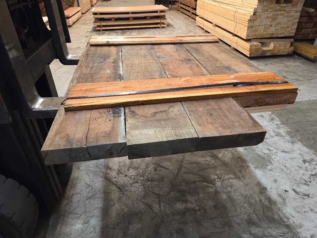 Hardhout 6 cm dik / fijnbezaagd - nr: HB64, Tuin en Terras, Palen, Balken en Planken, Ophalen, Overige typen, Nieuw, Hardhout