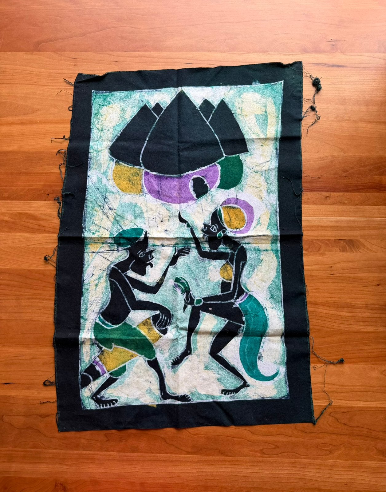 VINTAGE Batik Gabon 50x70cm NIEUW, Ophalen of Verzenden