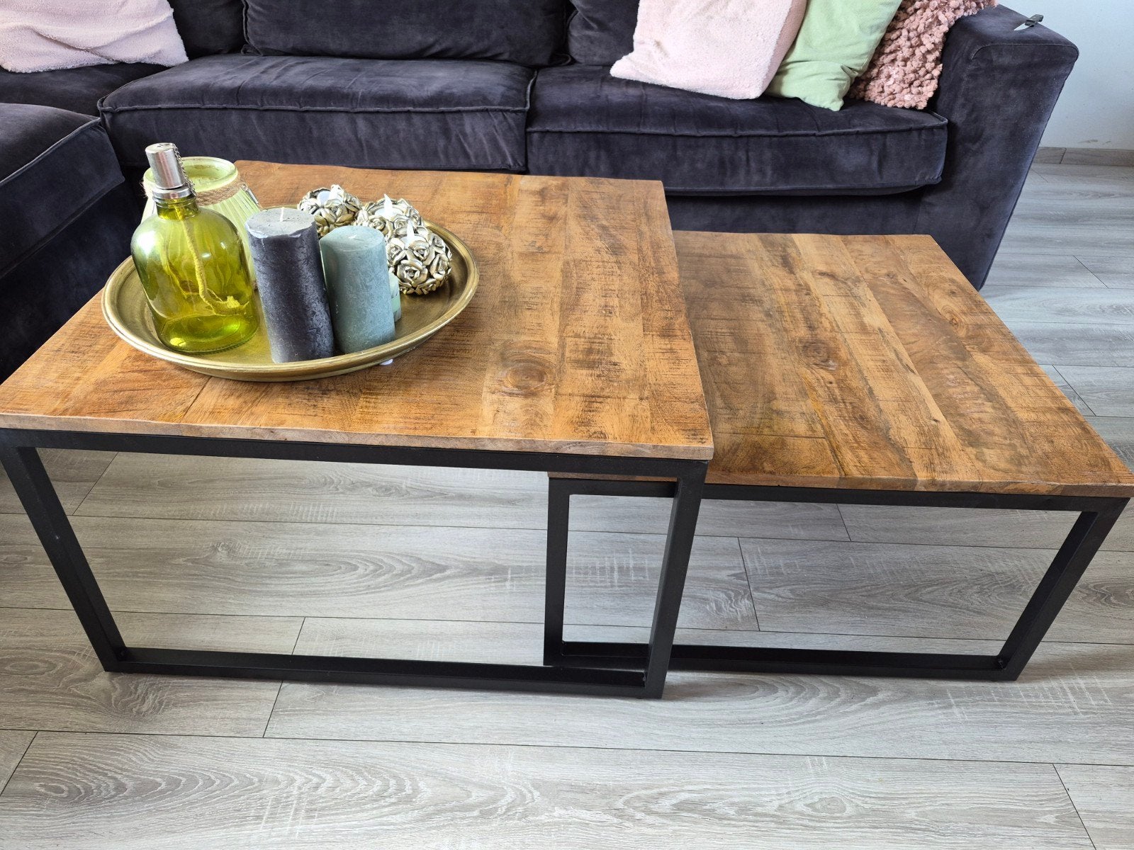 Salon tafel, Ophalen, 50 tot 100 cm, Vierkant, Nieuw