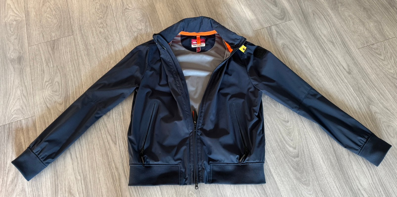 Parajumpers softshell jas maat M, Ophalen of Verzenden, Zo goed als nieuw, Blauw