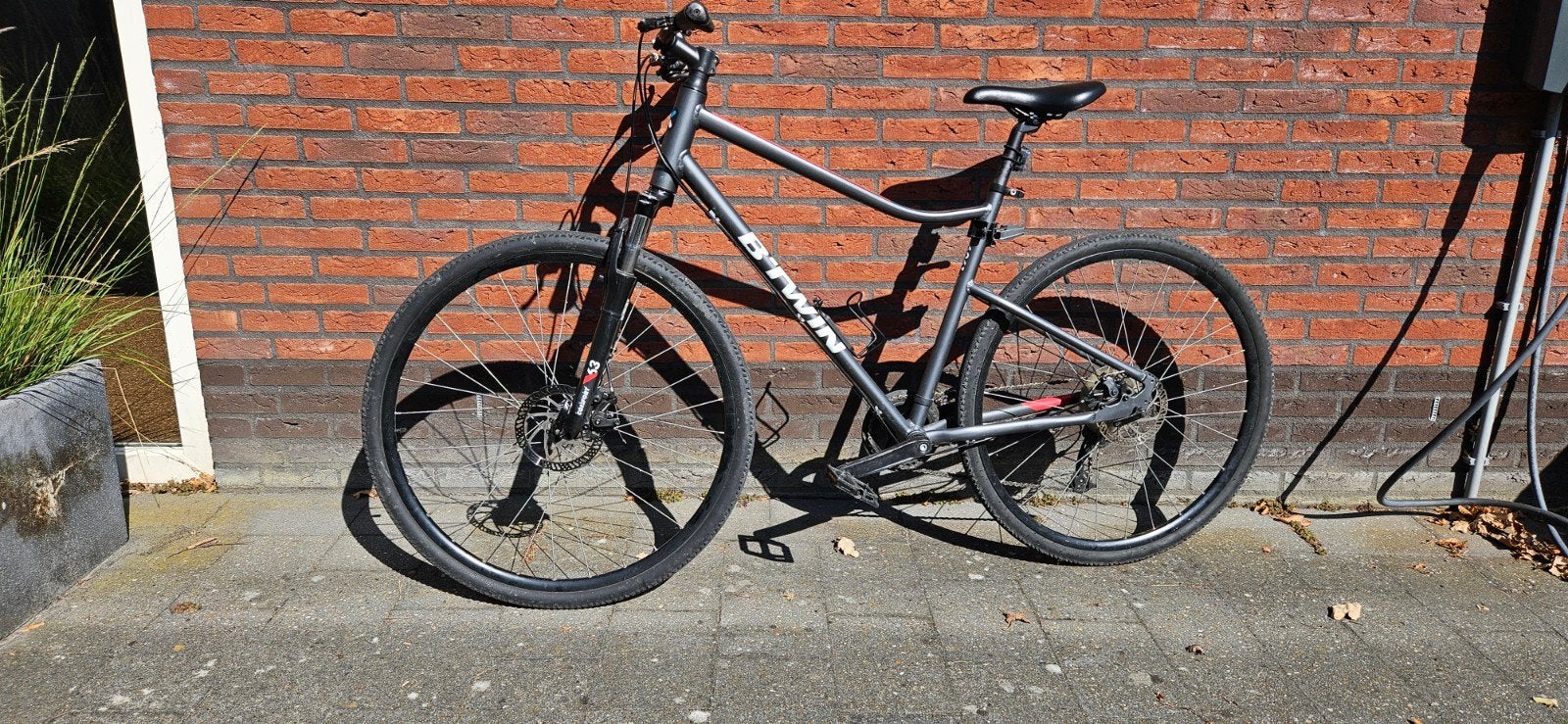 Btwin Riverside 500 fiets met schijfremmen, 28 inch, Meer dan 20 versnellingen, Schijfrem, Ophalen