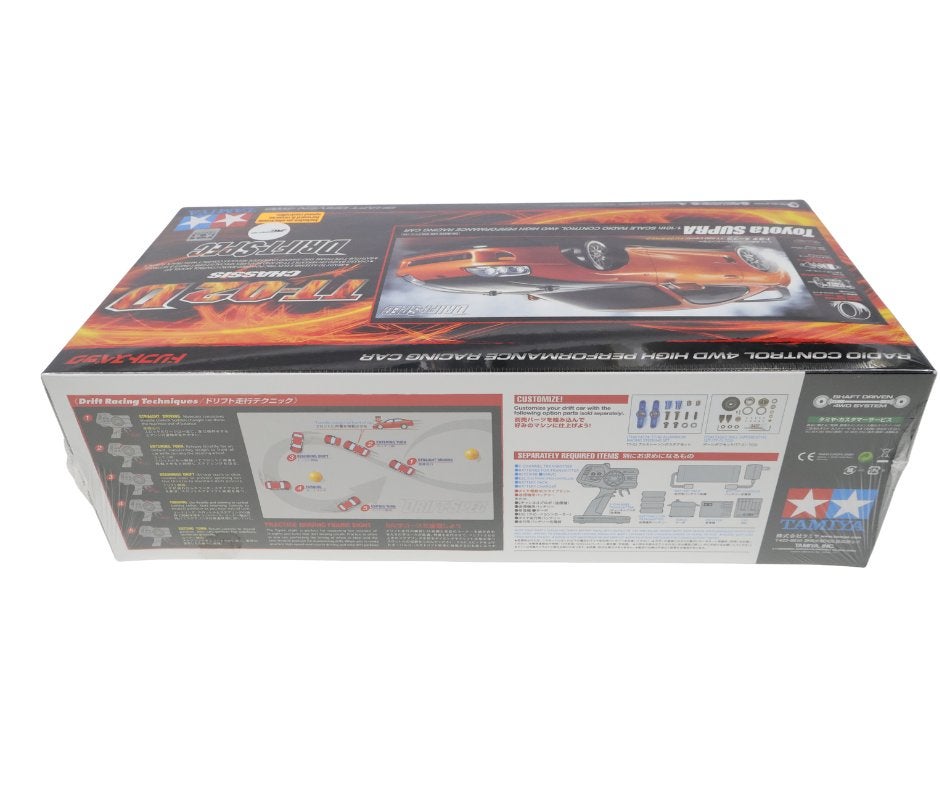 Tamiya 58613 1/10 RC Toyota Supra Drift Spec 1/10 nieuw, Elektro, Nieuw, Ophalen of Verzenden, Schaal 1:10