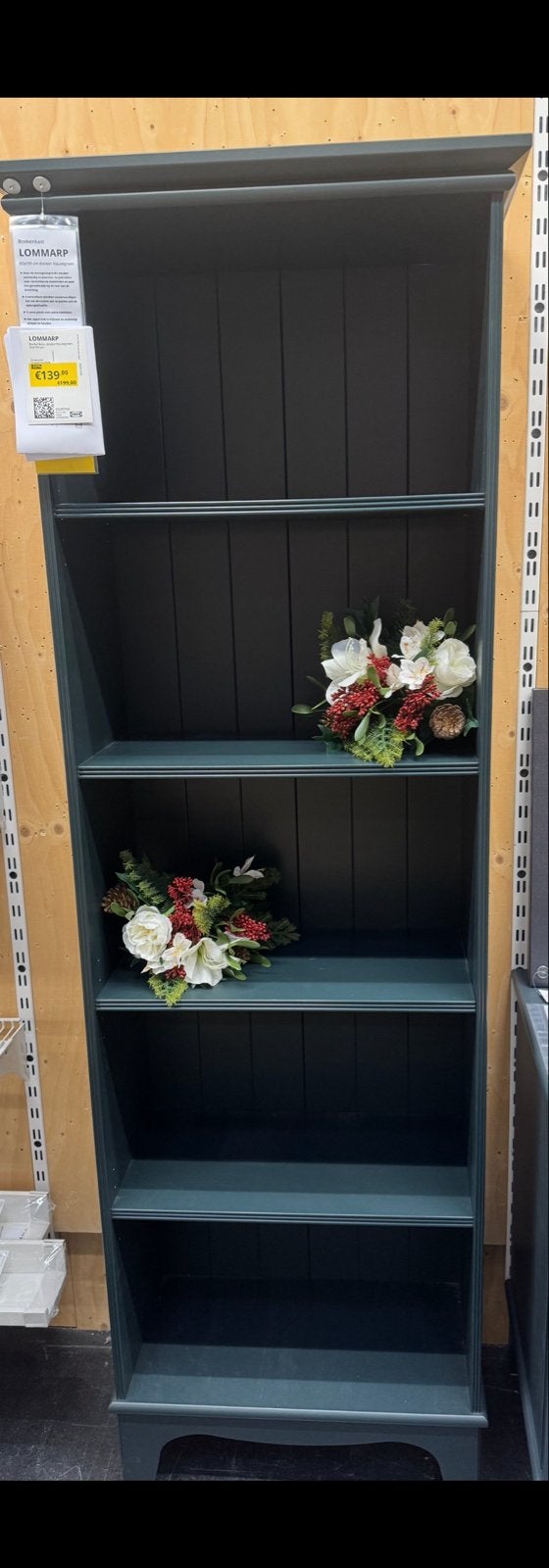 IKEA LOMMARP Boekenkast - Groen, Huis en Inrichting, Met plank(en), 200 cm of meer, Zo goed als nieuw, 25 tot 50 cm