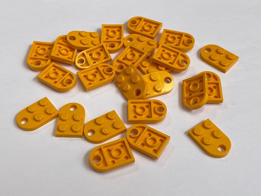 Partij 25x nieuwe 3x2 lego plaatjes met gat, diverse kleuren, Overige thema's, Lego, Nieuw, Ophalen of Verzenden