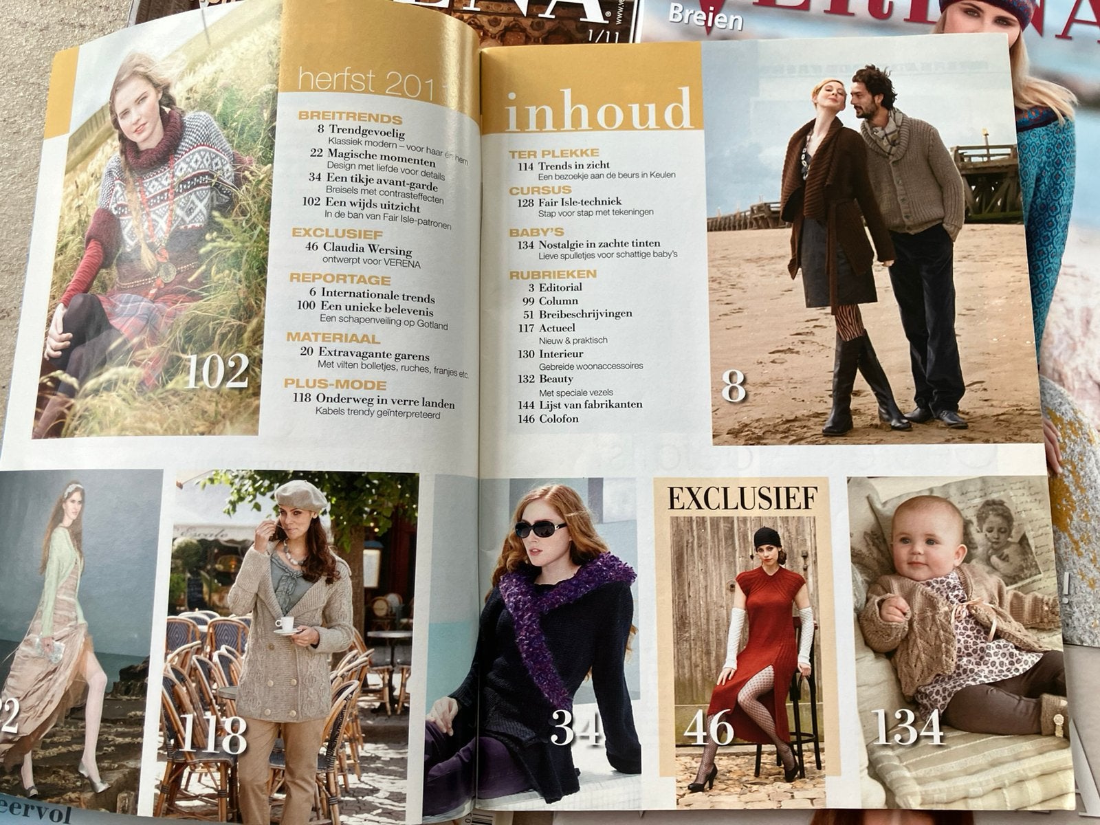 breiboeken: 7x Burda Verena en 9x Drops, Ophalen of Verzenden, Zo goed als nieuw, Breien of Haken, Patroon of Boek