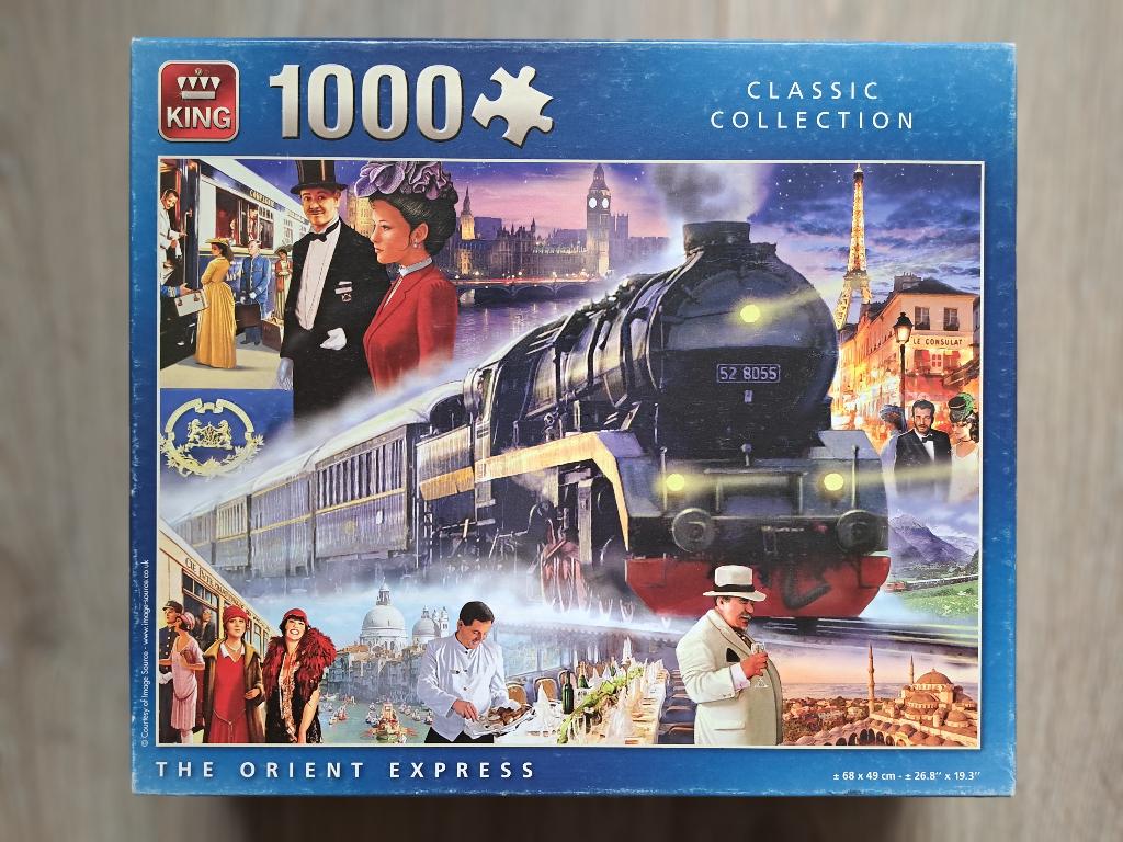 Puzzel The orient express, Ophalen, 500 t/m 1500 stukjes, Zo goed als nieuw, Legpuzzel