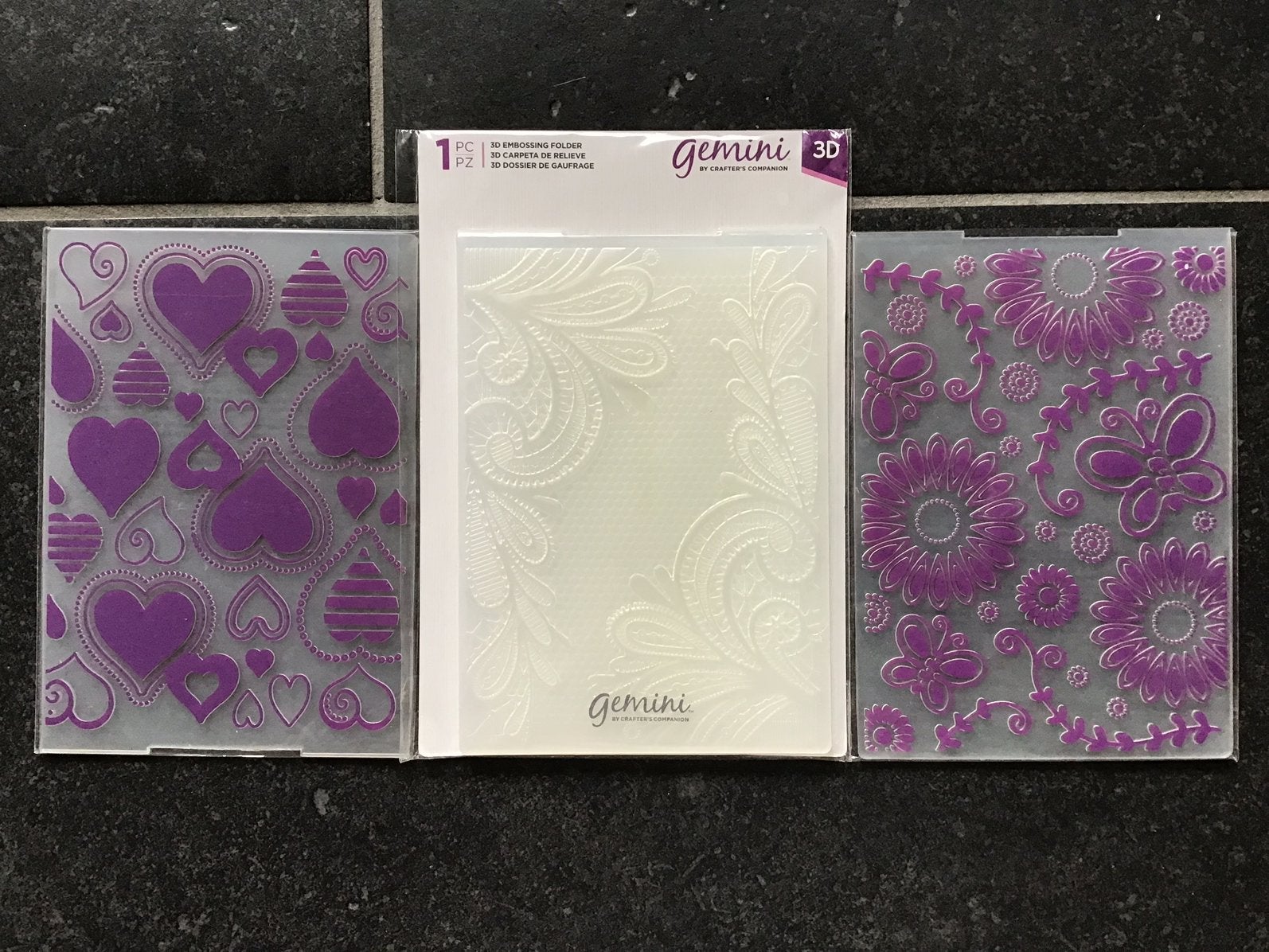 Embossing folders 3 voor 2,50, Verzenden, Overige thema's, Pons of Mal