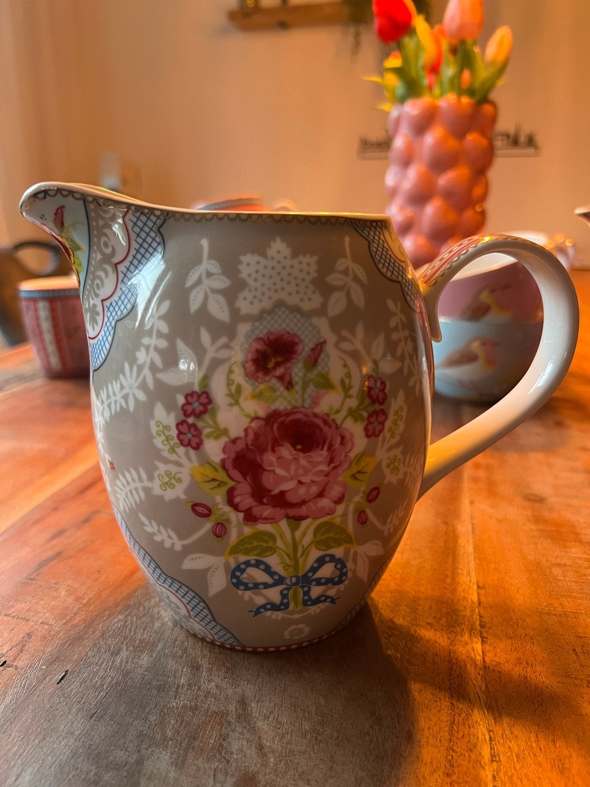 Mooie bloemenkan van Blond Amsterdam, Huis en Inrichting, Ophalen, Kan, Keramiek, Zo goed als nieuw