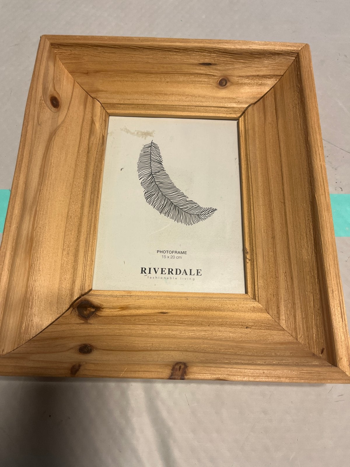 Houten fotolijst Riverdale 15x20 cm, Bruin, Gebruikt, Ophalen of Verzenden, Fotolijst